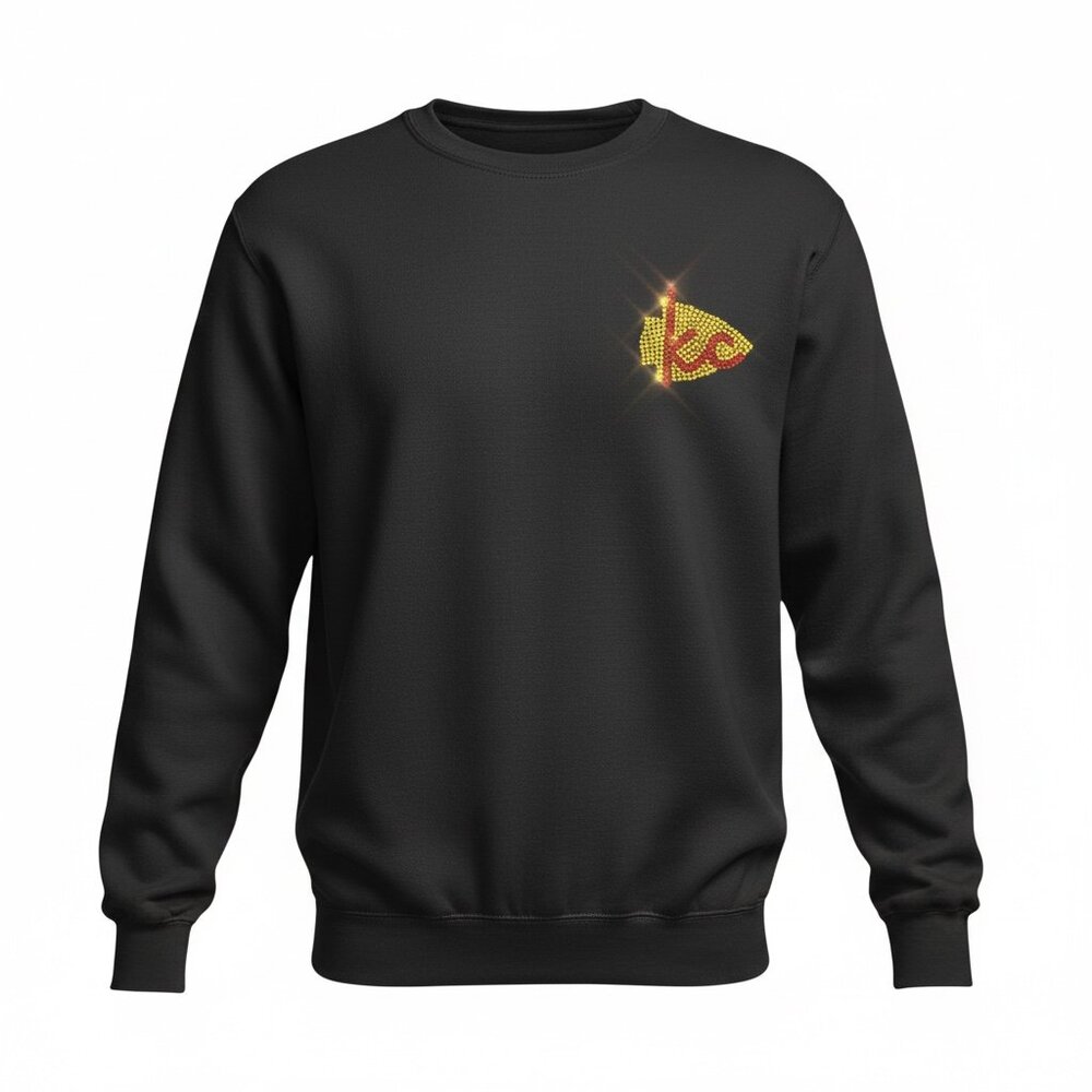 Kansas City Rhinestone Crewneck Sweatshirt